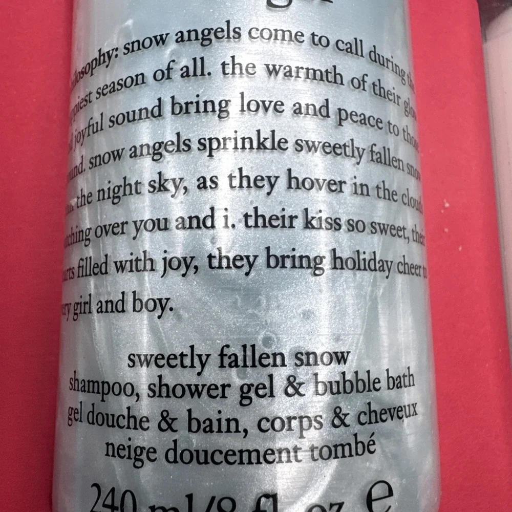 Philosophy Snow Angel Shampoo Shower Gel & Body Lotion Duo Bath Gift Set Travel